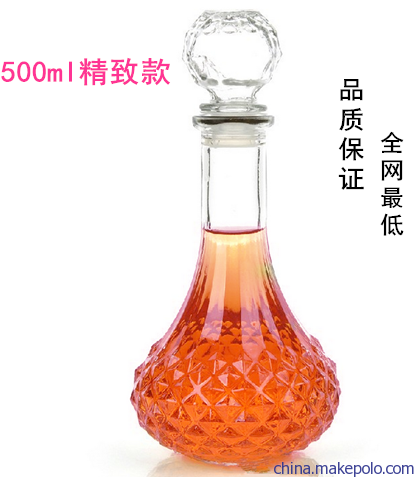 廠家直銷(xiāo)鉆石玻璃紅酒瓶、白酒瓶與醒酒器 品質(zhì)與實(shí)用的完美結(jié)合